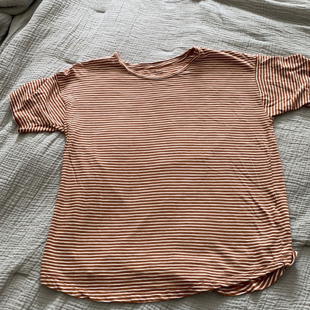 Madewell Size L Striped Tee